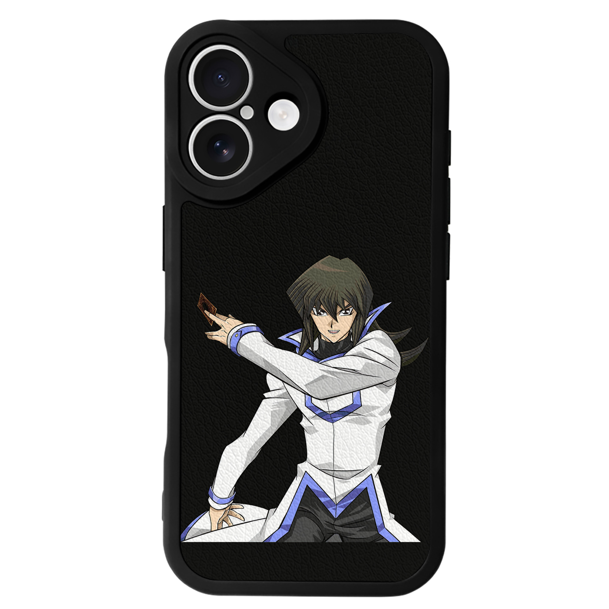 遊☆戯☆王 Yu-Gi-Oh! 【iPhone 16シリーズ対応】シリコンスマホケース（レザー調） 材質：シリコン